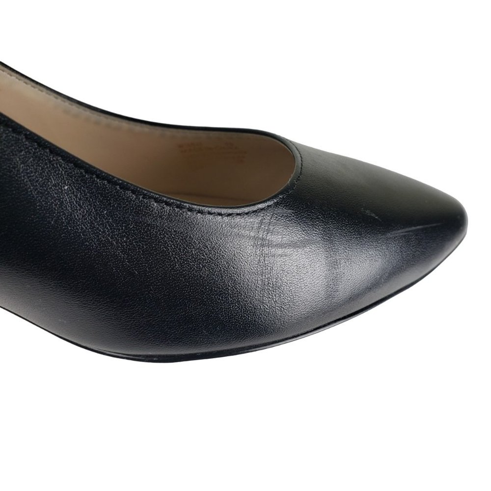 Cole Haan Emilee Black Leather Cutout Pump 9B Excellent Condition - Picture 15 of 16